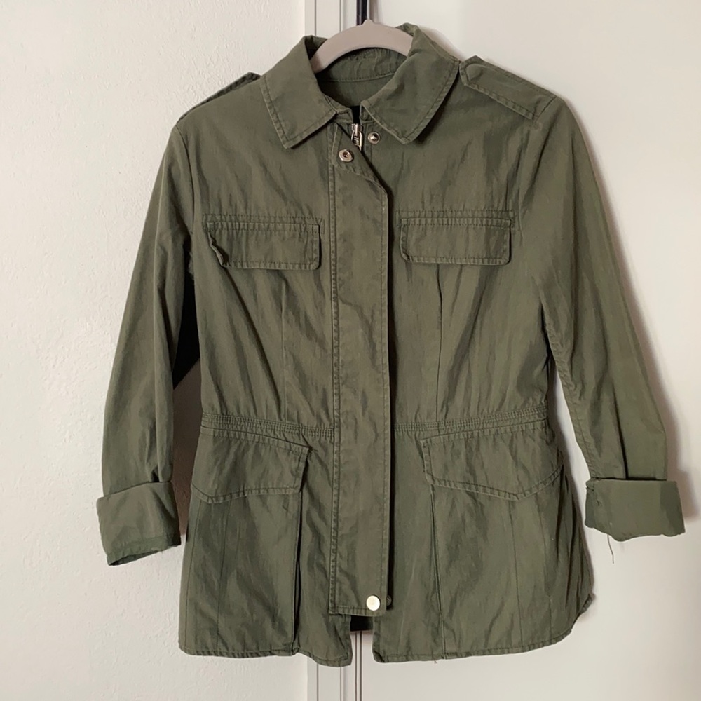 Military style utility jacket from boutique shop